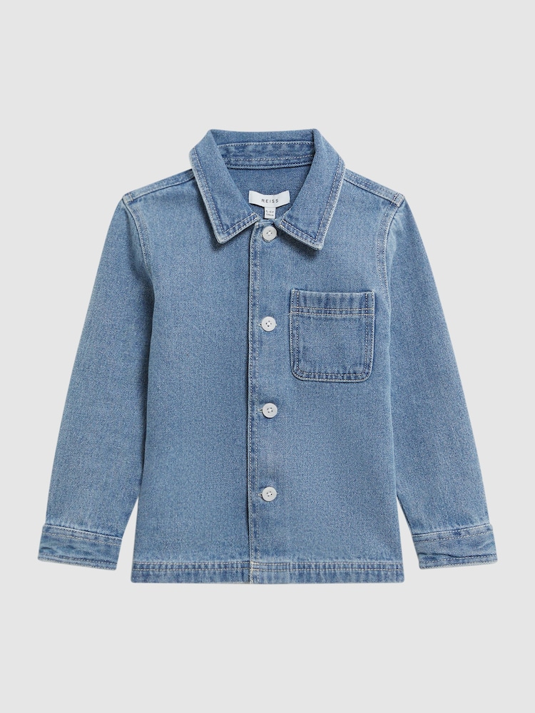 Reiss Light Blue Colorado 4-9 yrs Denim Jacket - Image 2 of 7
