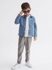 Reiss Light Blue Colorado 4-9 yrs Denim Jacket - Image 3 of 7