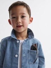 Reiss Light Blue Colorado 4-9 yrs Denim Jacket - Image 4 of 7