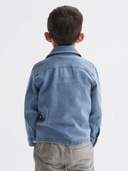Reiss Light Blue Colorado 4-9 yrs Denim Jacket - Image 5 of 7