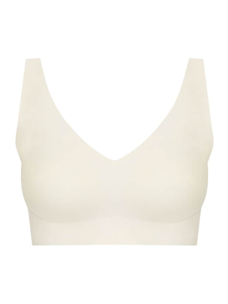 bej - Chantelle Soft Stretch Power Plunge Simsiz Dəstək Büsthalter - 5şəkildən 5 şəkil