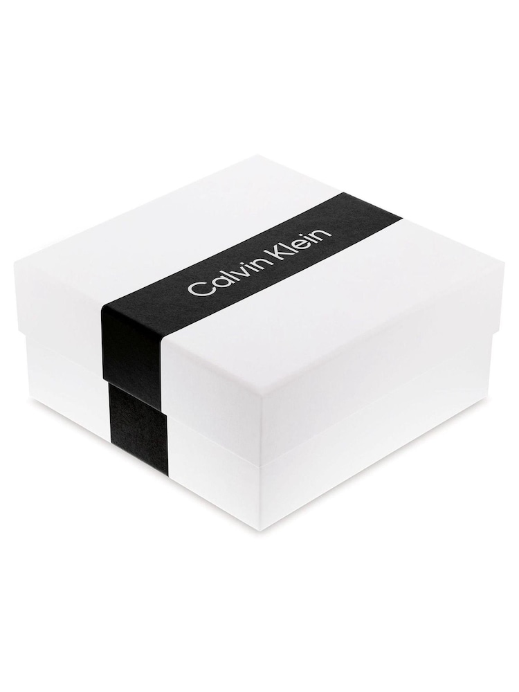 Calvin Klein Black Gents Jewellery Leather Braided Family Bracelet - Image 2 of 2