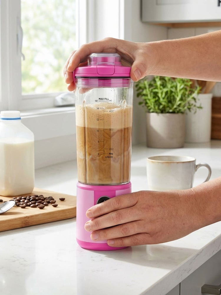 Salter Pink Actiboost Portable Blender - Image 2 of 5 Salter Pink Actiboost Portable Blender - Image 2 of 5