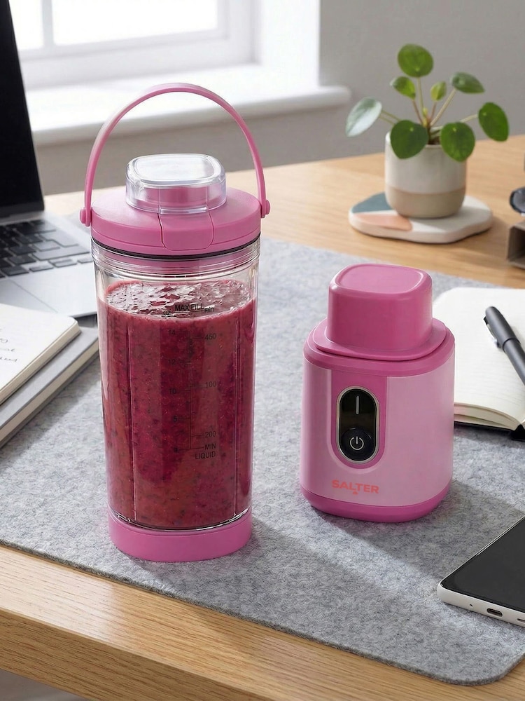 Salter Pink Actiboost Portable Blender - Image 5 of 5 Salter Pink Actiboost Portable Blender - Image 5 of 5