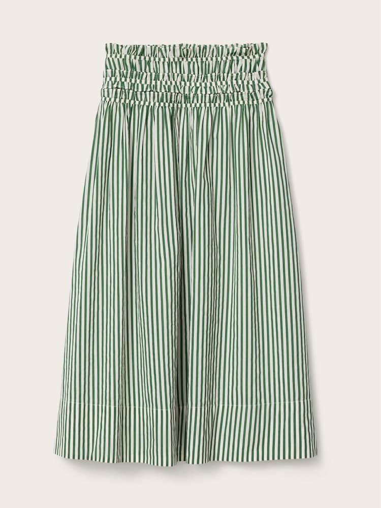 AllSaints Green Kali Maxi Skirt - Image 8 of 8