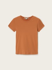 AllSaints Brown Stevie T-Shirt - Image 7 of 7