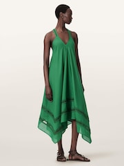 AllSaints Green Lil Dress - Image 2 of 7