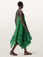 AllSaints Green Lil Dress - Image 3 of 7