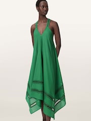 AllSaints Green Lil Dress - Image 4 of 7
