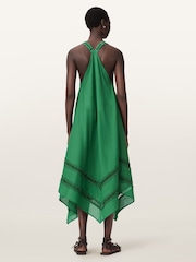 AllSaints Green Lil Dress - Image 6 of 7
