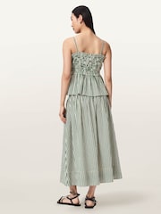 AllSaints Green Kali Top - Image 6 of 7