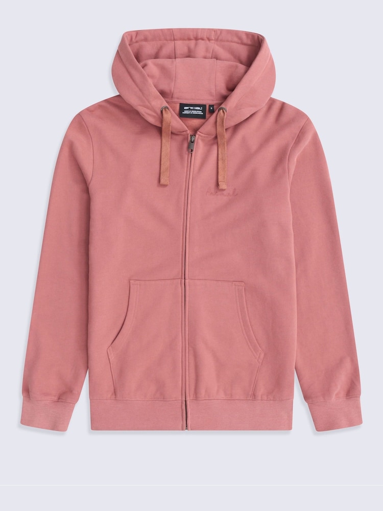 Animal Pink Maya Graphic Zip Through Hoodie - Image 1 of 6 Animal Pink Maya Graphic Zip Through Hoodie - Image 1 of 6
