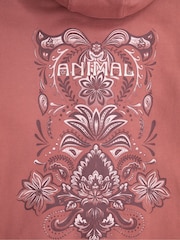Animal Pink Maya Graphic Zip Through Hoodie - Image 5 of 6