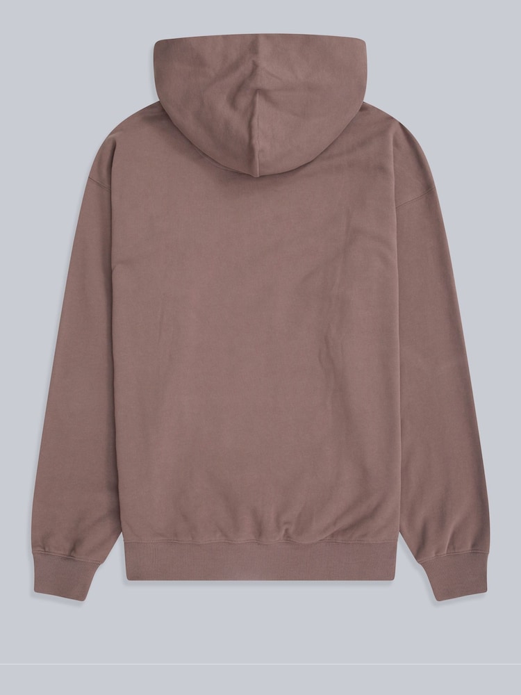 Animal Brown Icon Drop Shoulder Hoodie - Image 2 of 5 Animal Brown Icon Drop Shoulder Hoodie - Image 2 of 5