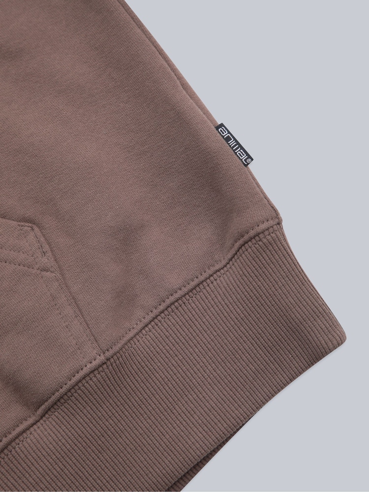Animal Brown Icon Drop Shoulder Hoodie - Image 5 of 5 Animal Brown Icon Drop Shoulder Hoodie - Image 5 of 5