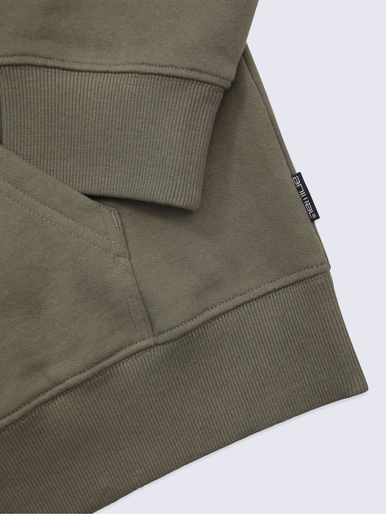 Animal Green Icon Drop Shoulder Hoodie - Image 4 of 4 Animal Green Icon Drop Shoulder Hoodie - Image 4 of 4