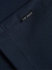 Ted Baker Navy Blue Morric Light Half Zip Jumper - Image 5 of 6