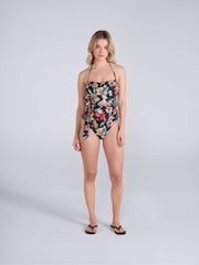 Animal Black Printed Bandeau Belted Swimsuit - Image 2 of 5