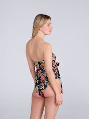 Animal Black Printed Bandeau Belted Swimsuit - Image 4 of 5