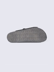 Animal Black Avery Casual Leather Sliders - Image 3 of 3