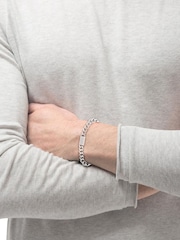 BOSS Silver Jewellery Gents  Chain Link Bracelet - Image 4 of 5