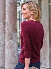 Pure Collection Cashmere V-Neck Sweater - Image 2 of 3