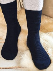 Pure Collection Kaschmirsocken, Blau - Bild 1 von 1