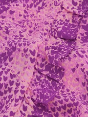 Fabienne Chapot Pink Channa Printed Midi Wrap Dress - Image 5 of 5