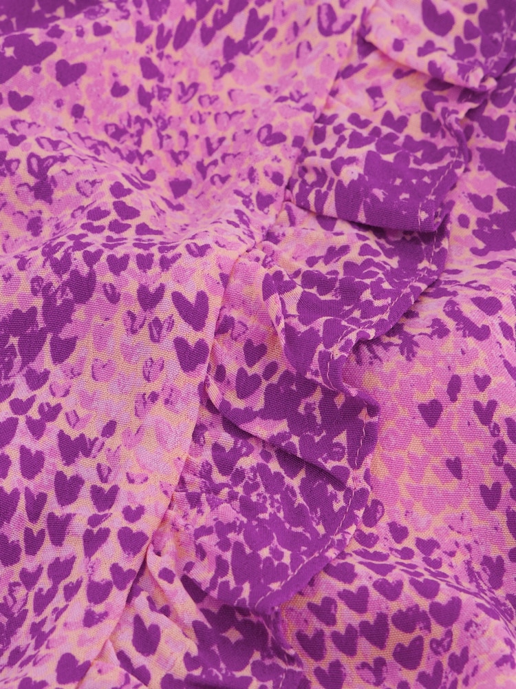 Fabienne Chapot Pink Channa Printed Midi Wrap Dress - Image 5 of 5