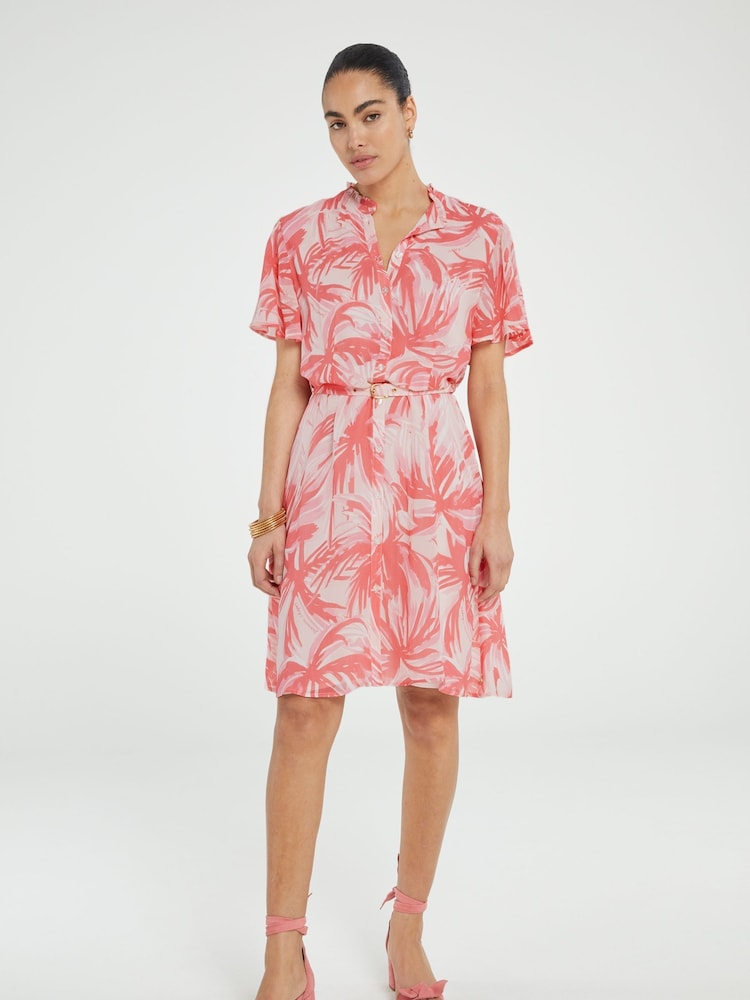 Fabienne Chapot Pink Myla Butterfly Midi Dress - Image 1 of 2