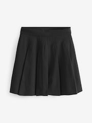 Black Tailored Pleated Mini Skirt - Image 2 of 6