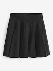 Black Tailored Pleated Mini Skirt - Image 6 of 6
