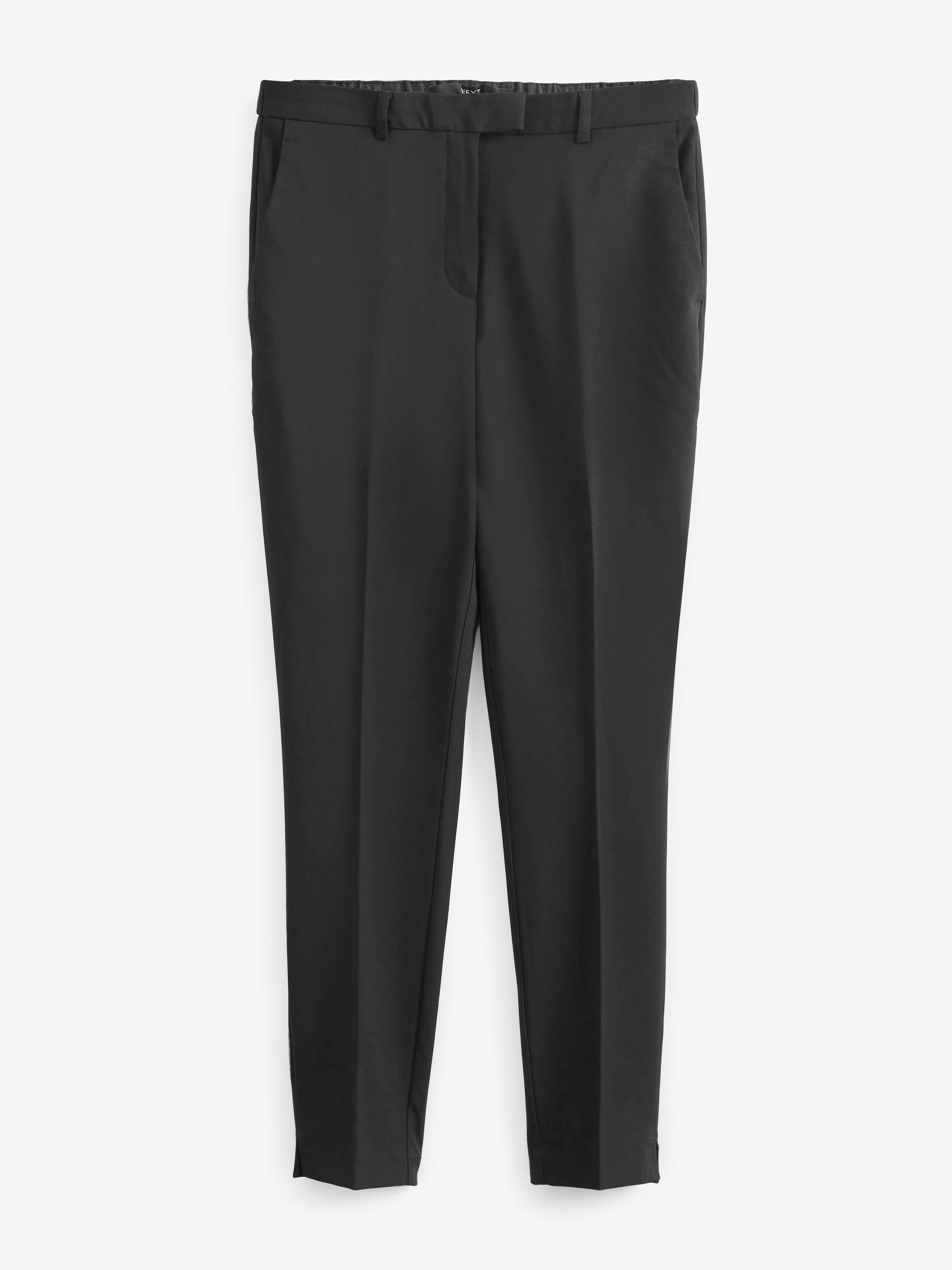 Stretch skinny black trousers sales