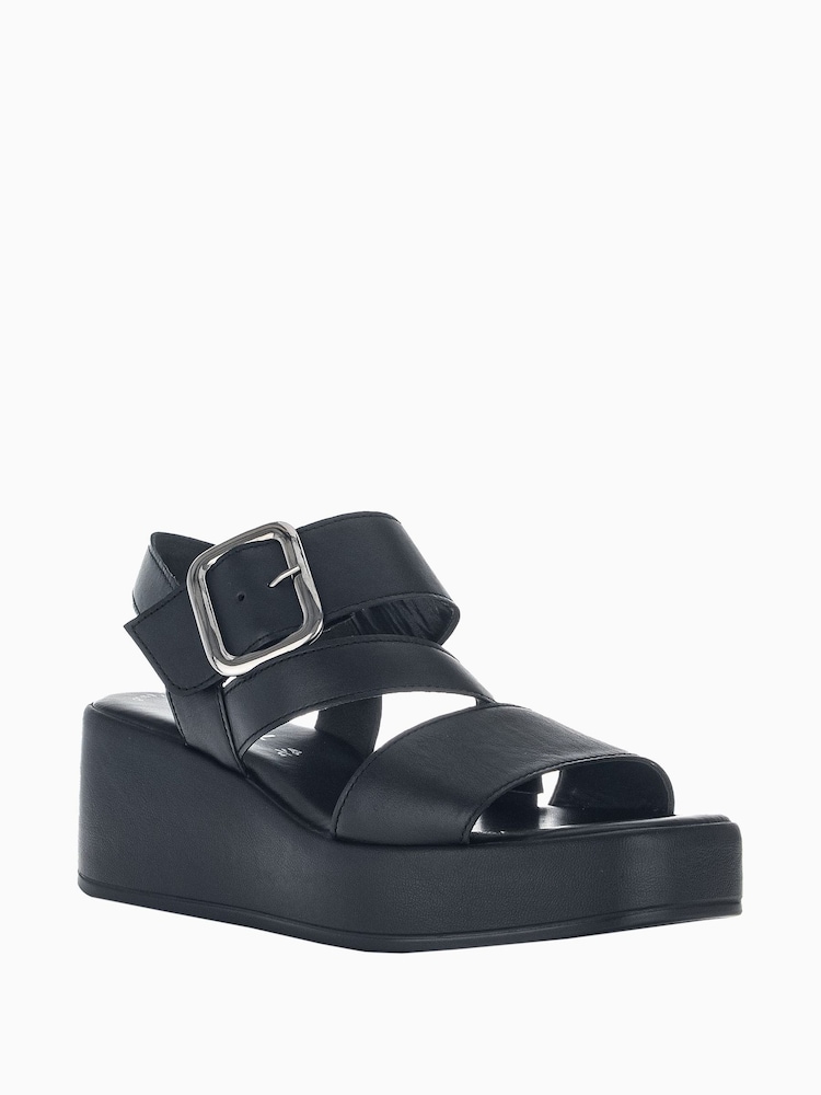 Gabor Java Leather Strap Sandals - Image 3 of 5