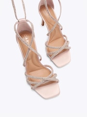 Carvela Pink Paparazzi Tie Sandals - Image 2 of 4