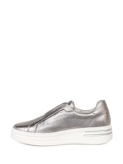 Gabor Metallic Kea Slip On Flatform Trainers - Image 2 of 5