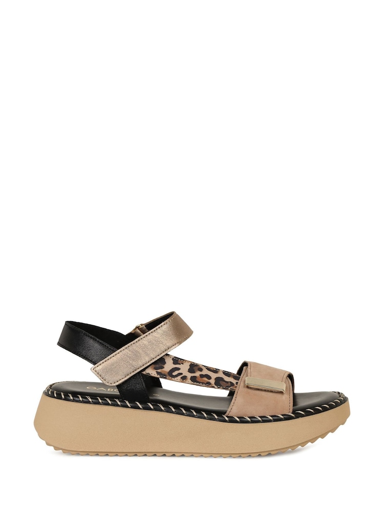 Gabor Natural Foam Chunky Sandals - Image 1 of 5 Gabor Natural Foam Chunky Sandals - Image 1 of 5