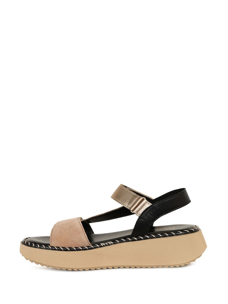 Gabor Natural Foam Chunky Sandals - Image 2 of 5 Gabor Natural Foam Chunky Sandals - Image 2 of 5
