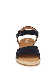 Gabor Blue Monica Wedge Heeled Sandals - Image 4 of 5