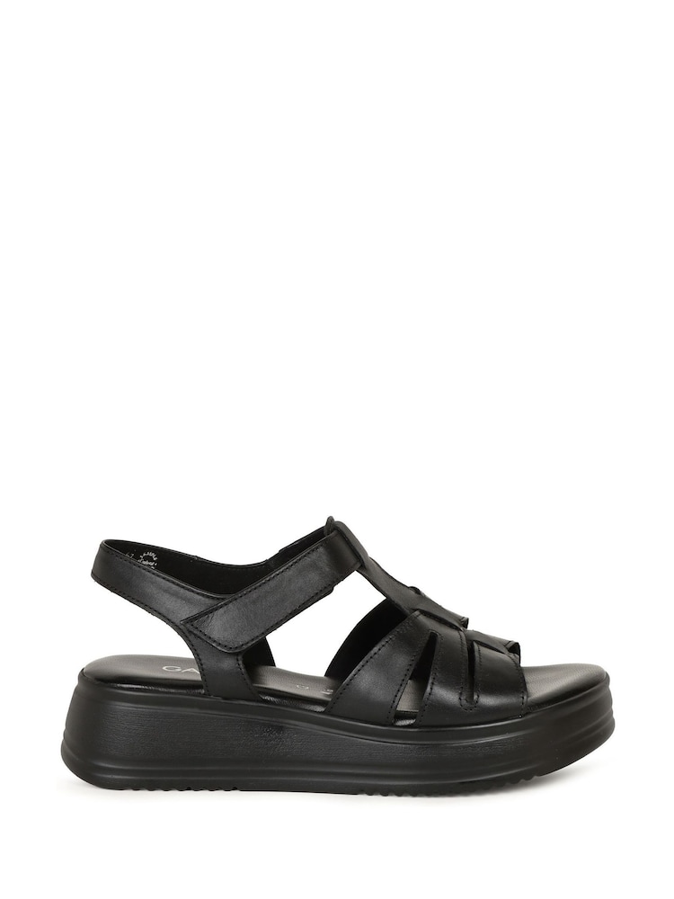Gabor Black Abel Wedge Heeled Sandals - Image 1 of 5