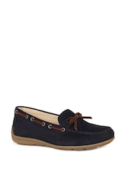 Gabor Blue Evie Nubuck Loafers - Image 3 of 5