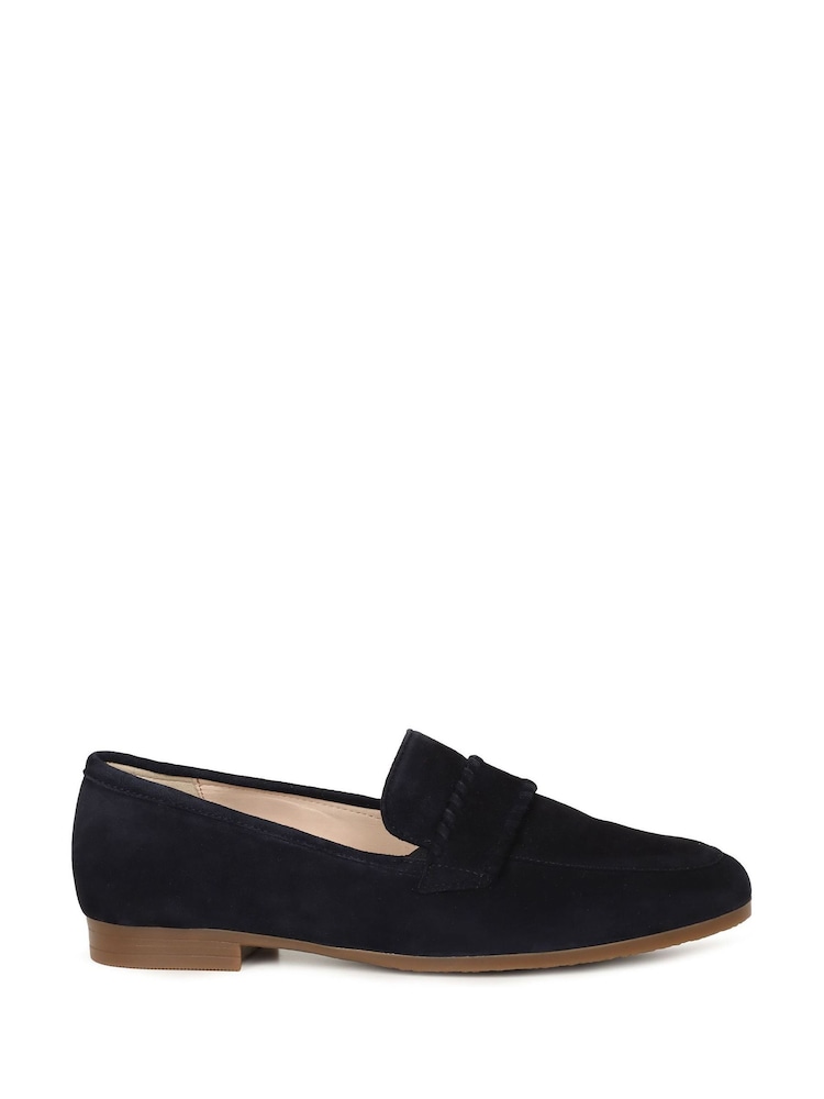 Gabor Blue Calm Suede Loafers - Image 1 of 5 Gabor Blue Calm Suede Loafers - Image 1 of 5