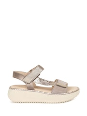 Gabor Metallic Foam Chunky Sandals - Image 1 of 5