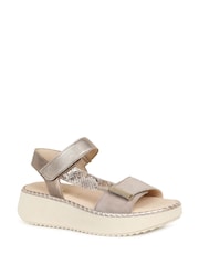 Gabor Metallic Foam Chunky Sandals - Image 3 of 5