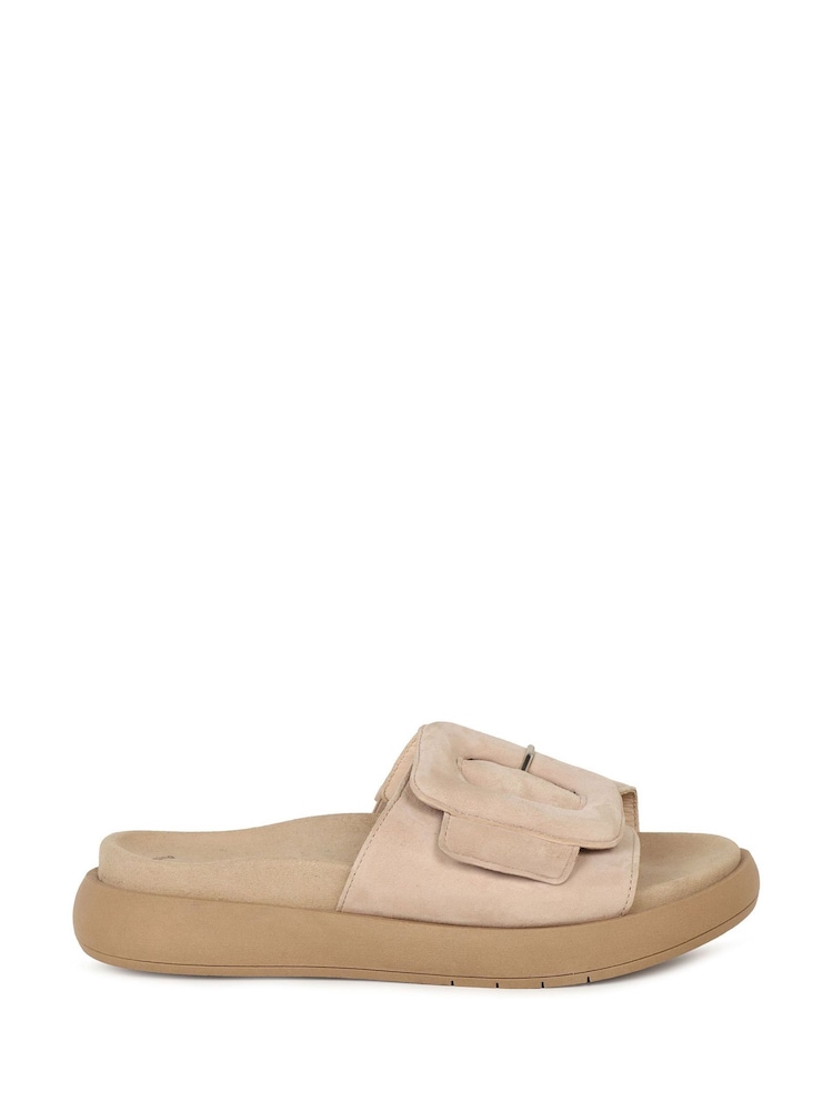 Gabor Nude Adios Mule Style Sandals - Image 1 of 5