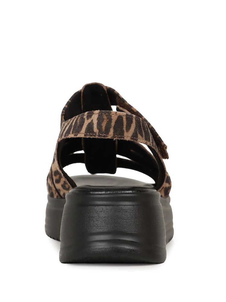 Gabor Animal Abel Wedge Heeled Sandals - Image 5 of 5