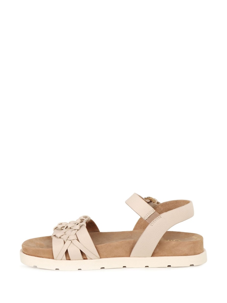 Gabor Cream Hopeful Buckle Sandals - Image 2 of 5 Gabor Cream Hopeful Buckle Sandals - Image 2 of 5
