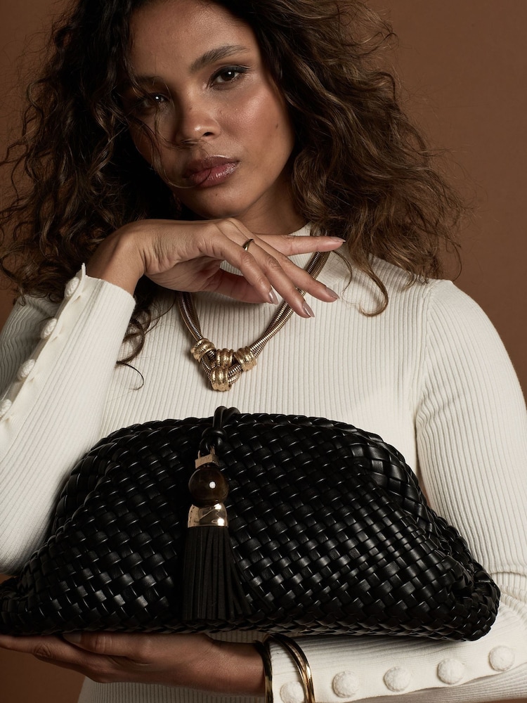 Indigo Oversized Clutch - Image 2 of 7