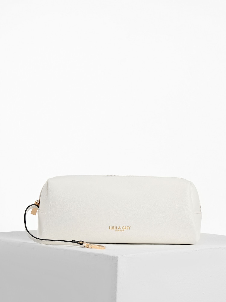 Luella Grey White Paige Small Whipstitch Tote - Image 7 of 7