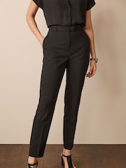 Black Tailored Stretch Slim Trousers - Image 2 of 6